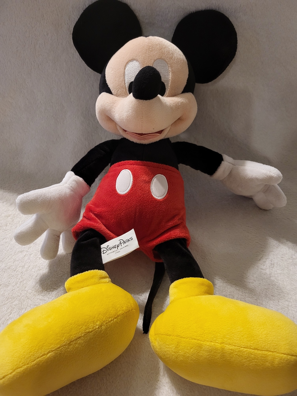 Disney Parks Authentic Original Classic Mickey Mouse 16" Stuffed Plush